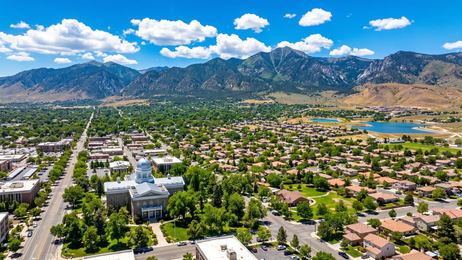 Carson City Nevada four-season neighborhood below the Sierra Nevada, 2026
